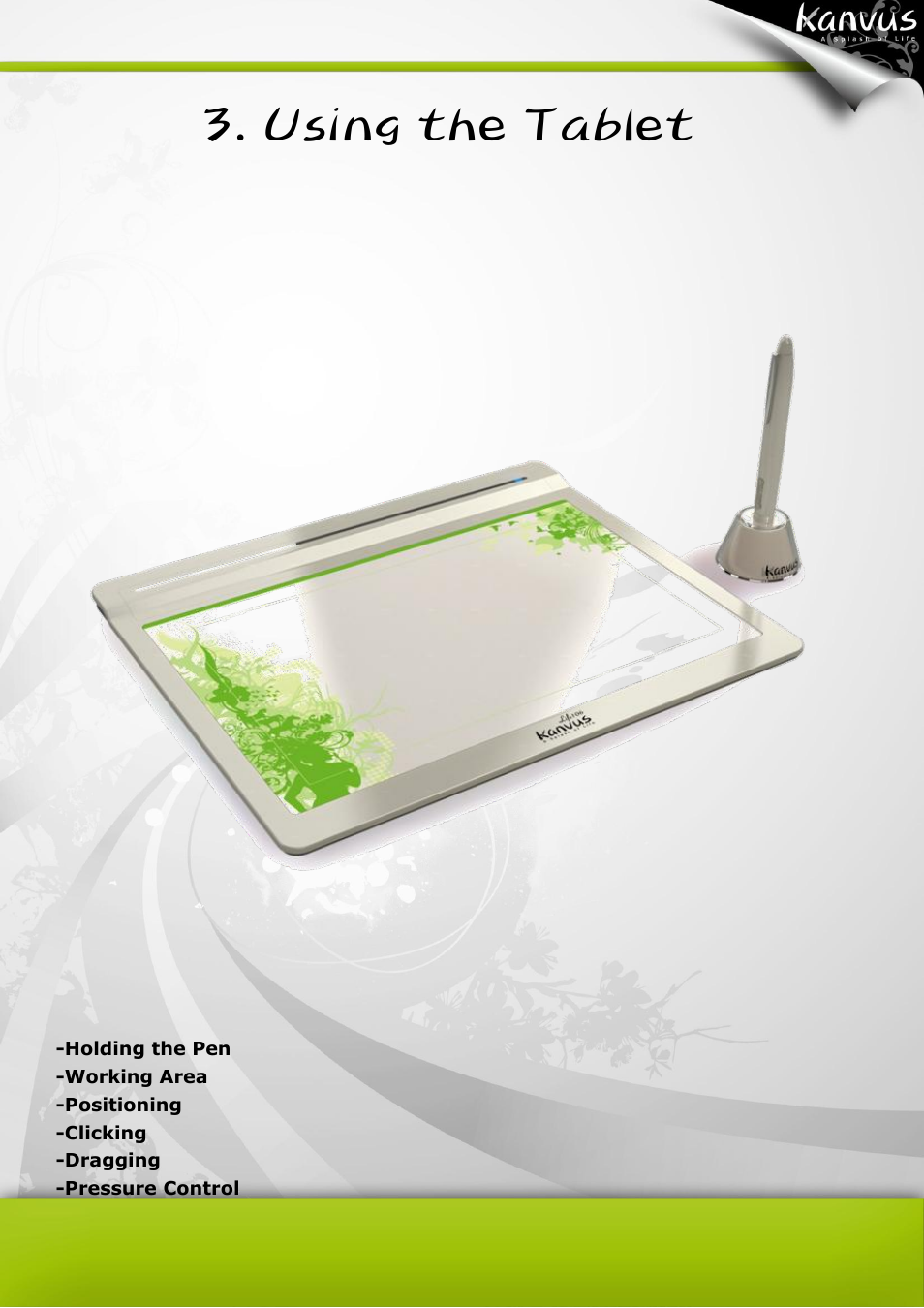 Using the tablet | KWorld Kanvus Life 106 User Manual | Page 37 / 81
