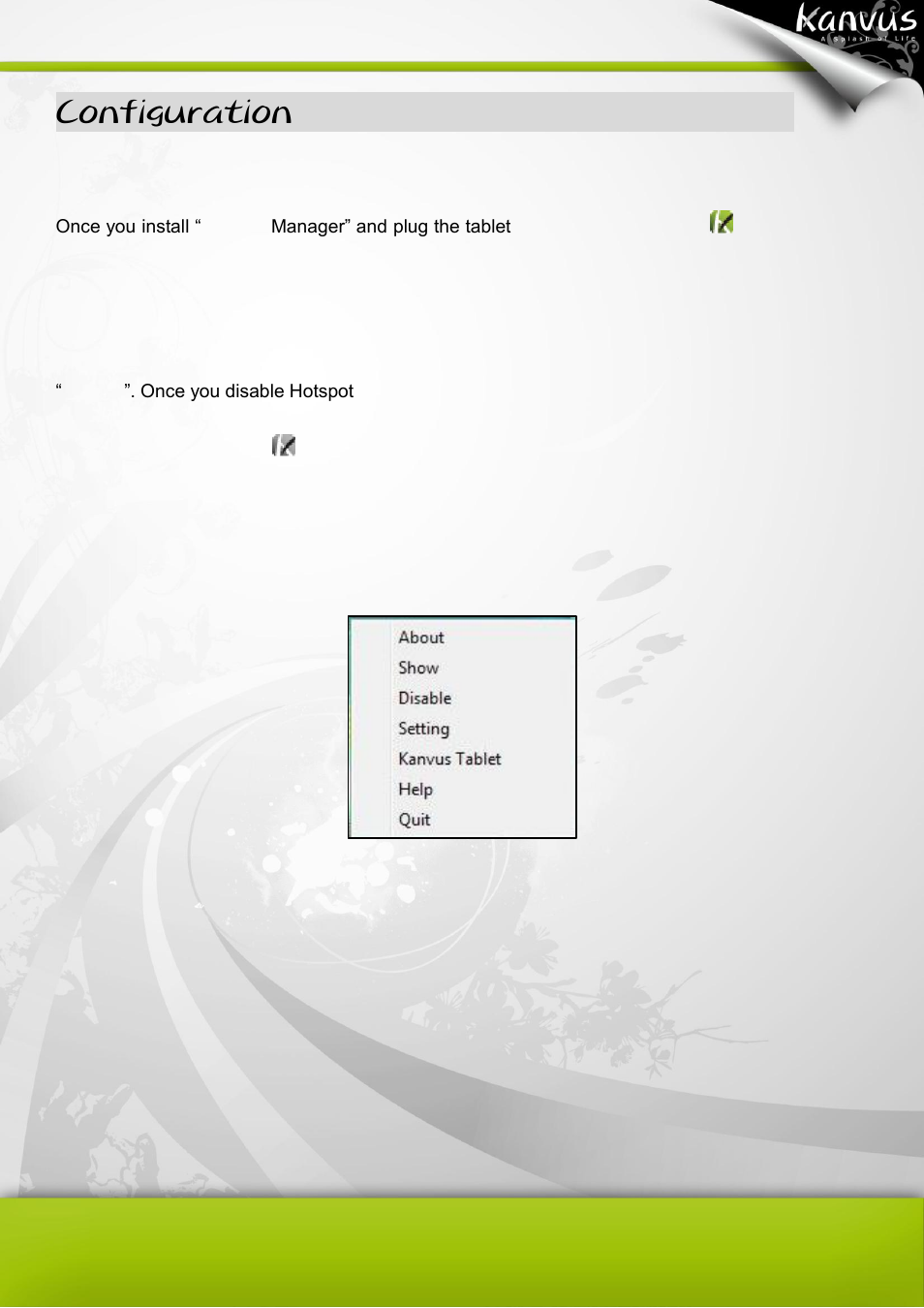 Configuration, Windows | KWorld Kanvus Artist 127 User Manual | Page 18 / 82