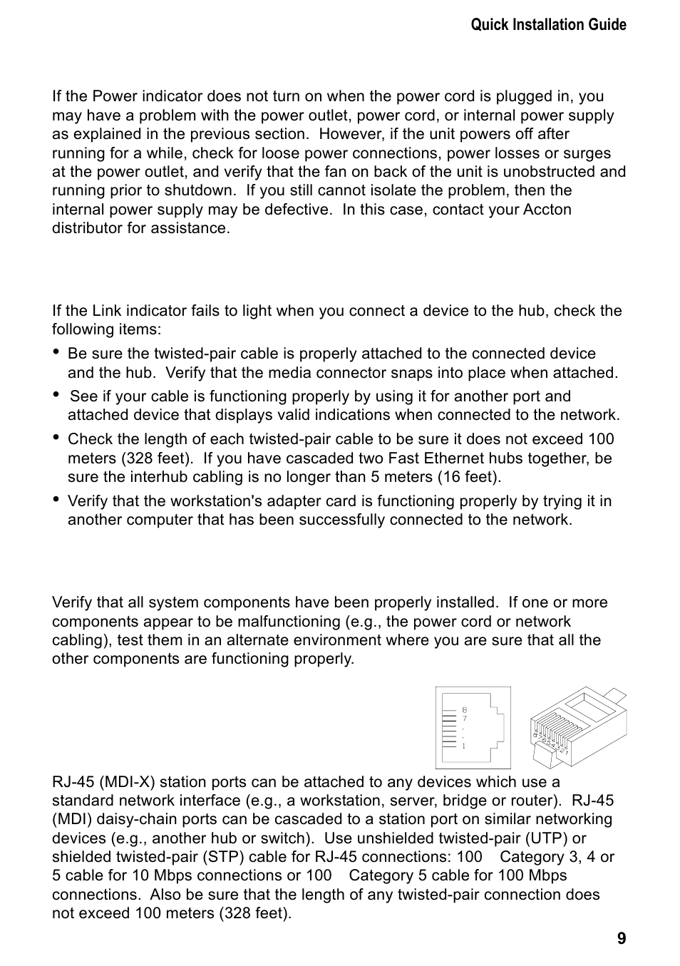 Port and cable assignments | Accton Technology CHEETA 3016P User Manual | Page 14 / 19
