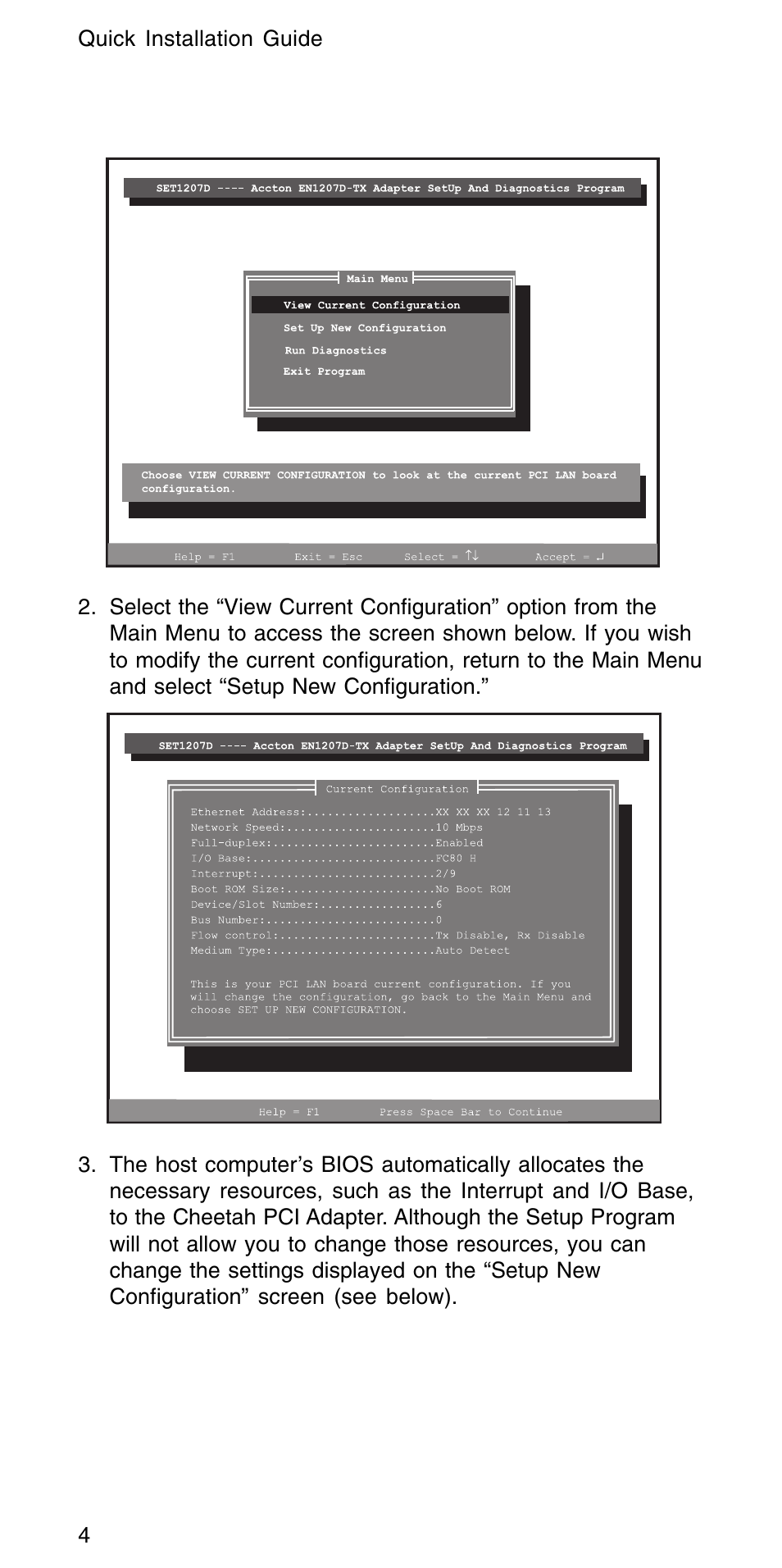 Accton Technology CHEETAH PCI ADAPTER EN1207D-TX User Manual | Page 6 / 14