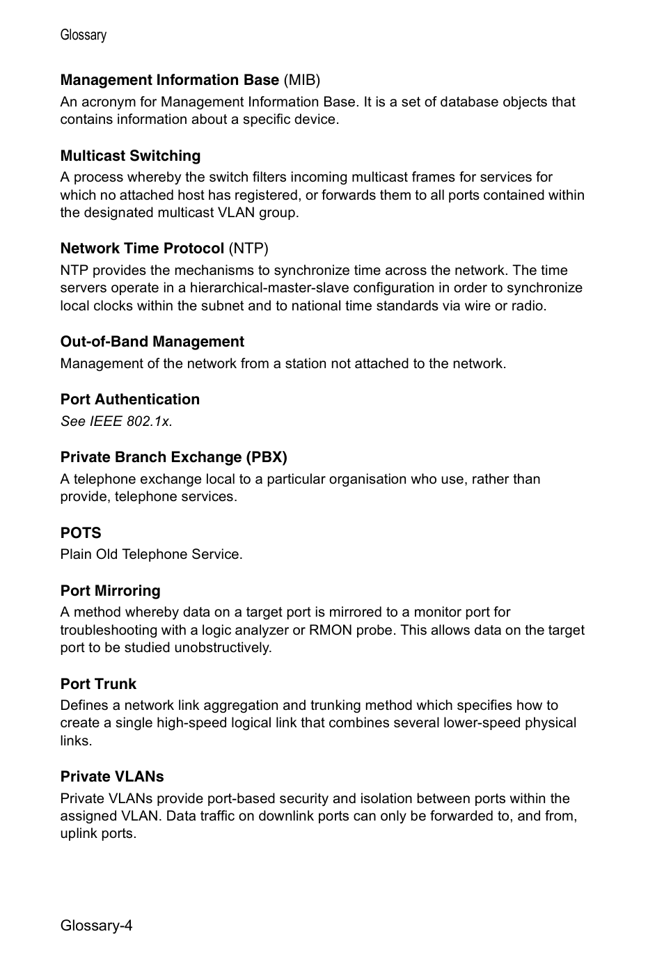 Accton Technology VS4512DC User Manual | Page 326 / 334