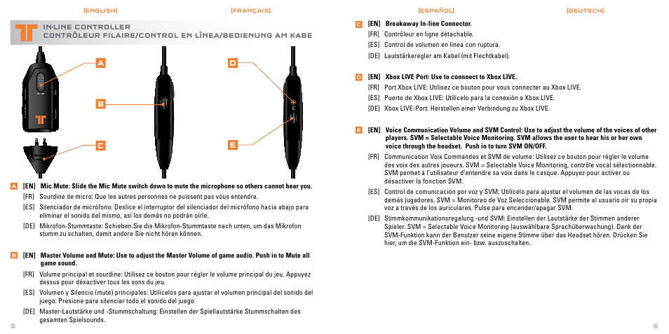 Mad Catz TRITTON Gears of War 3 Performance Stereo Gaming Headset User Manual | Page 4 / 18