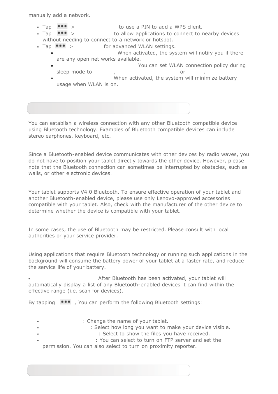 Lenovo Yoga Tablet 8 B6000 User Manual | Page 18 / 27