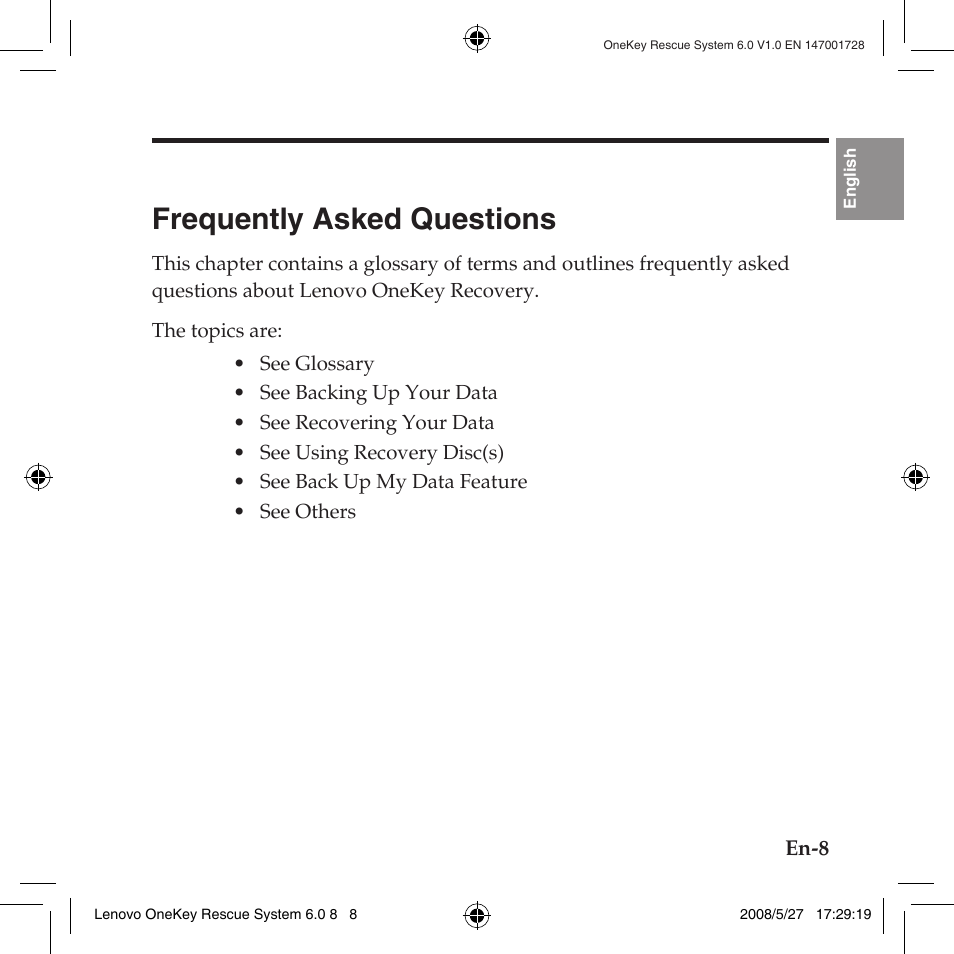 Frequently asked questions, Frequently.asked.questions | Lenovo IdeaPad Y710 User Manual | Page 11 / 138