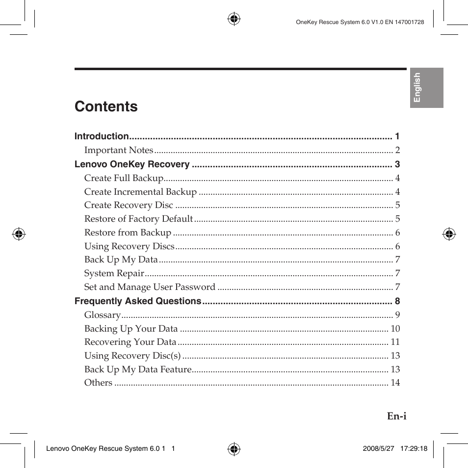 Lenovo IdeaPad Y710 User Manual | Page 3 / 138