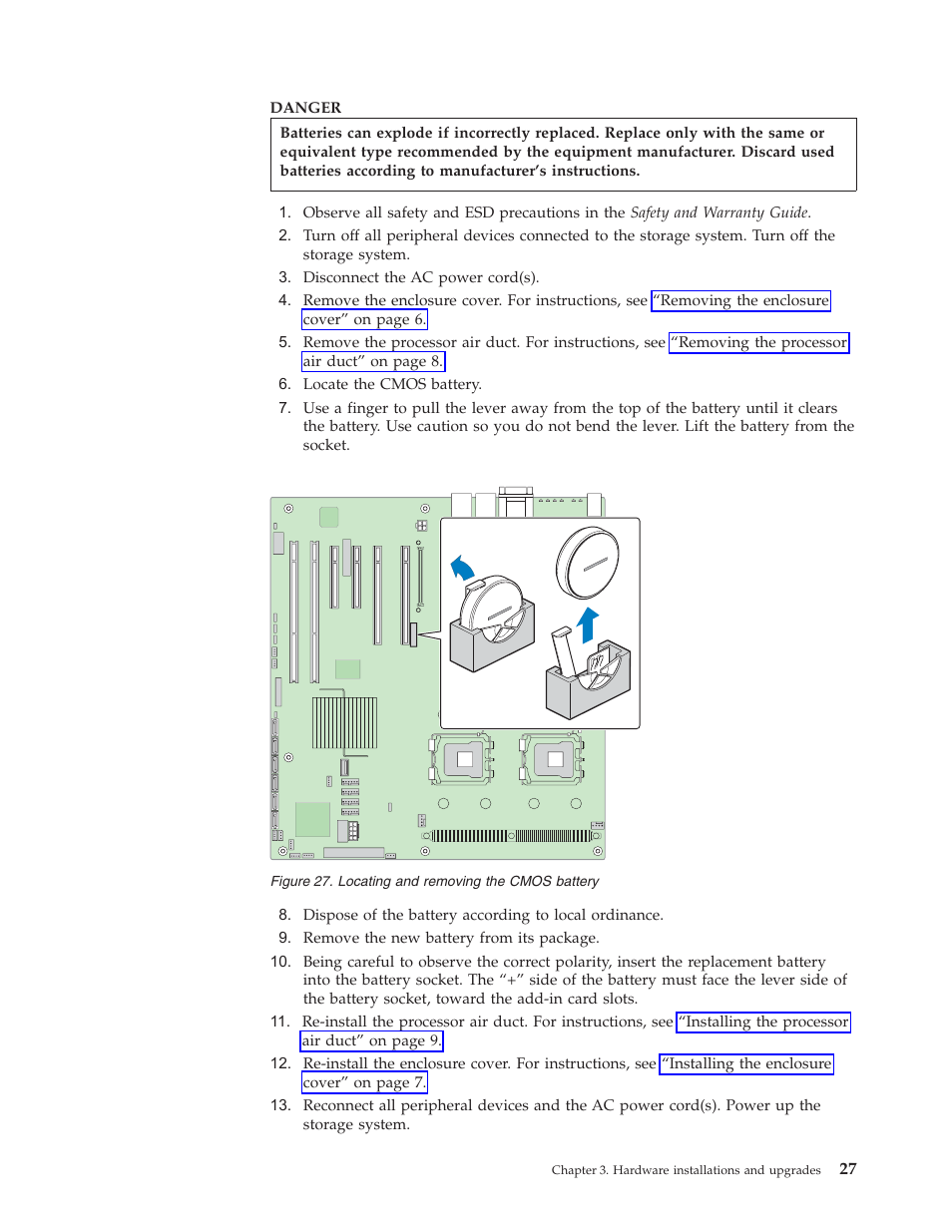 Locating, Removing, Cmos | Battery | Lenovo Secure Managed Client User Manual | Page 35 / 52
