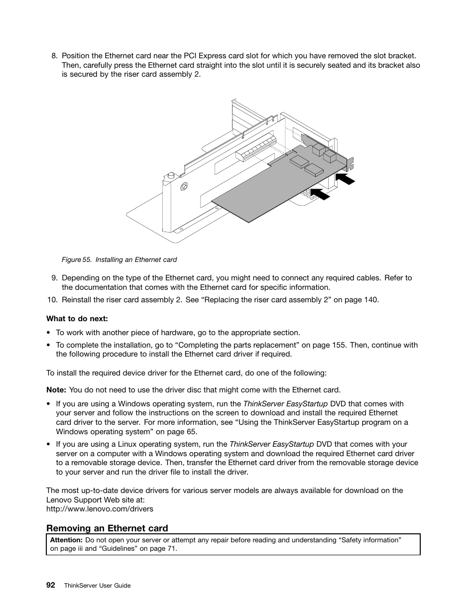 Lenovo ThinkServer RD630 User Manual | Page 104 / 196