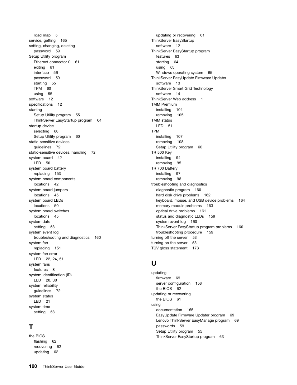 Lenovo ThinkServer RD630 User Manual | Page 192 / 196