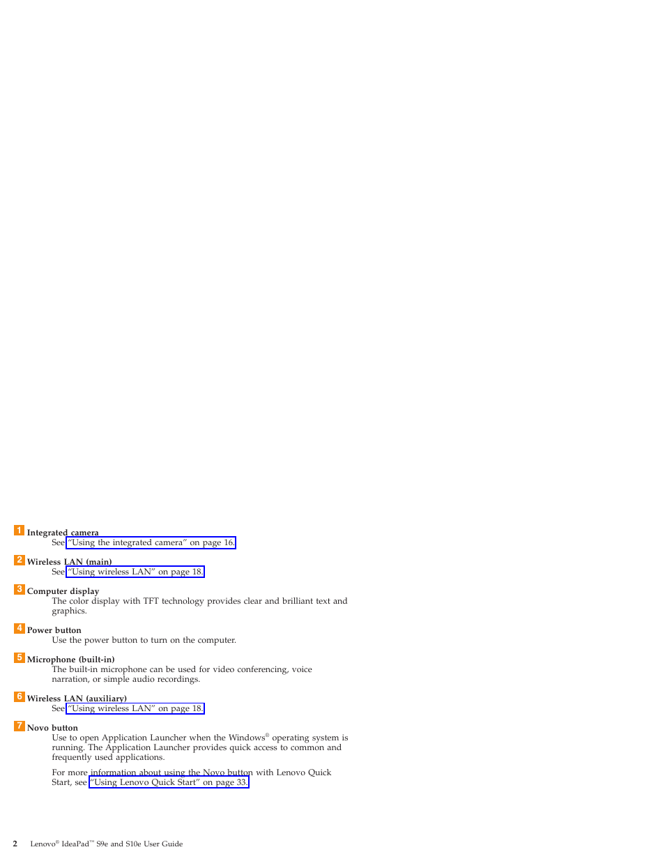 Lenovo IdeaPad S9e -FR User Manual | Page 10 / 176
