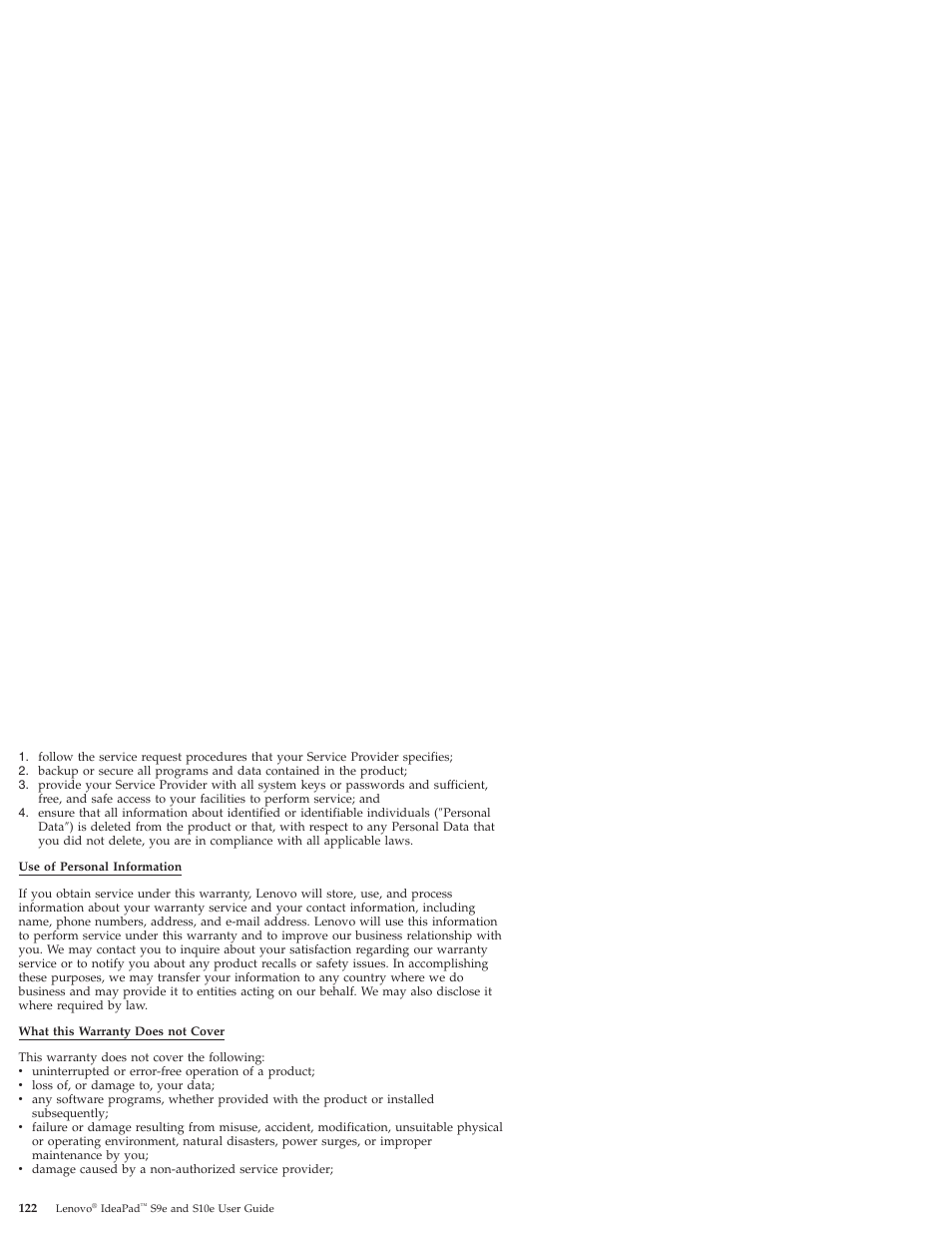 Lenovo IdeaPad S9e -FR User Manual | Page 130 / 176