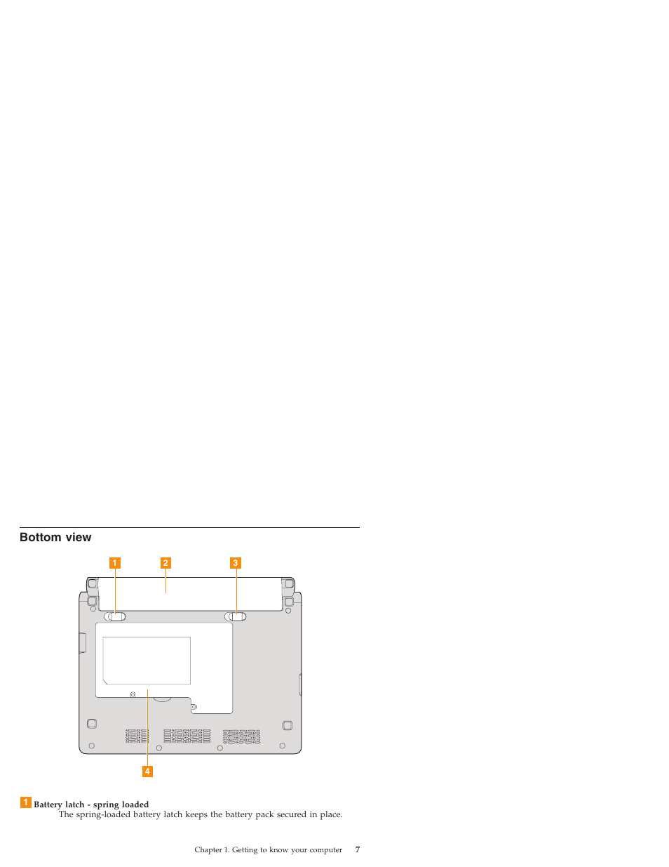 Bottom view, Bottom, View | Lenovo IdeaPad S9e -FR User Manual | Page 15 / 176