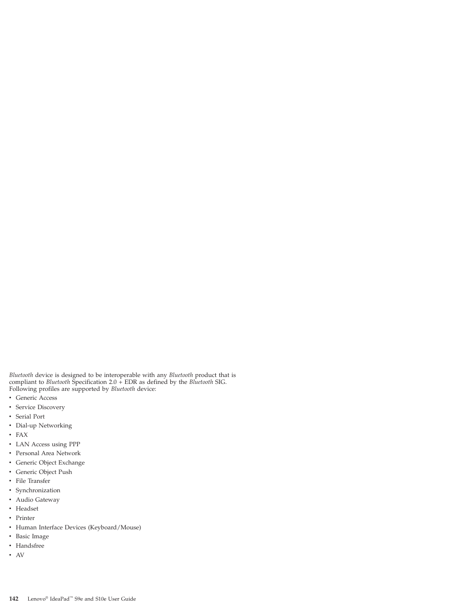 Lenovo IdeaPad S9e -FR User Manual | Page 150 / 176