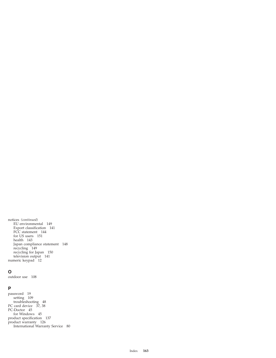 Lenovo IdeaPad S9e -FR User Manual | Page 171 / 176