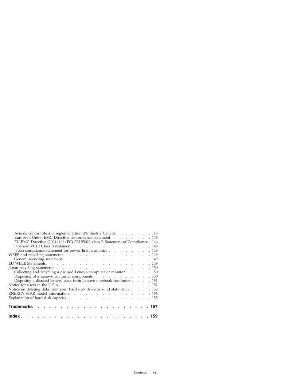 Lenovo IdeaPad S9e -FR User Manual | Page 7 / 176