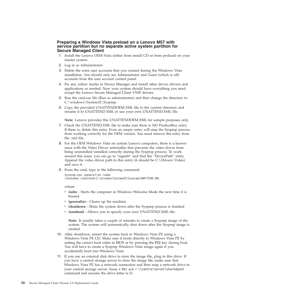 Lenovo Secure Managed Client User Manual | Page 34 / 72