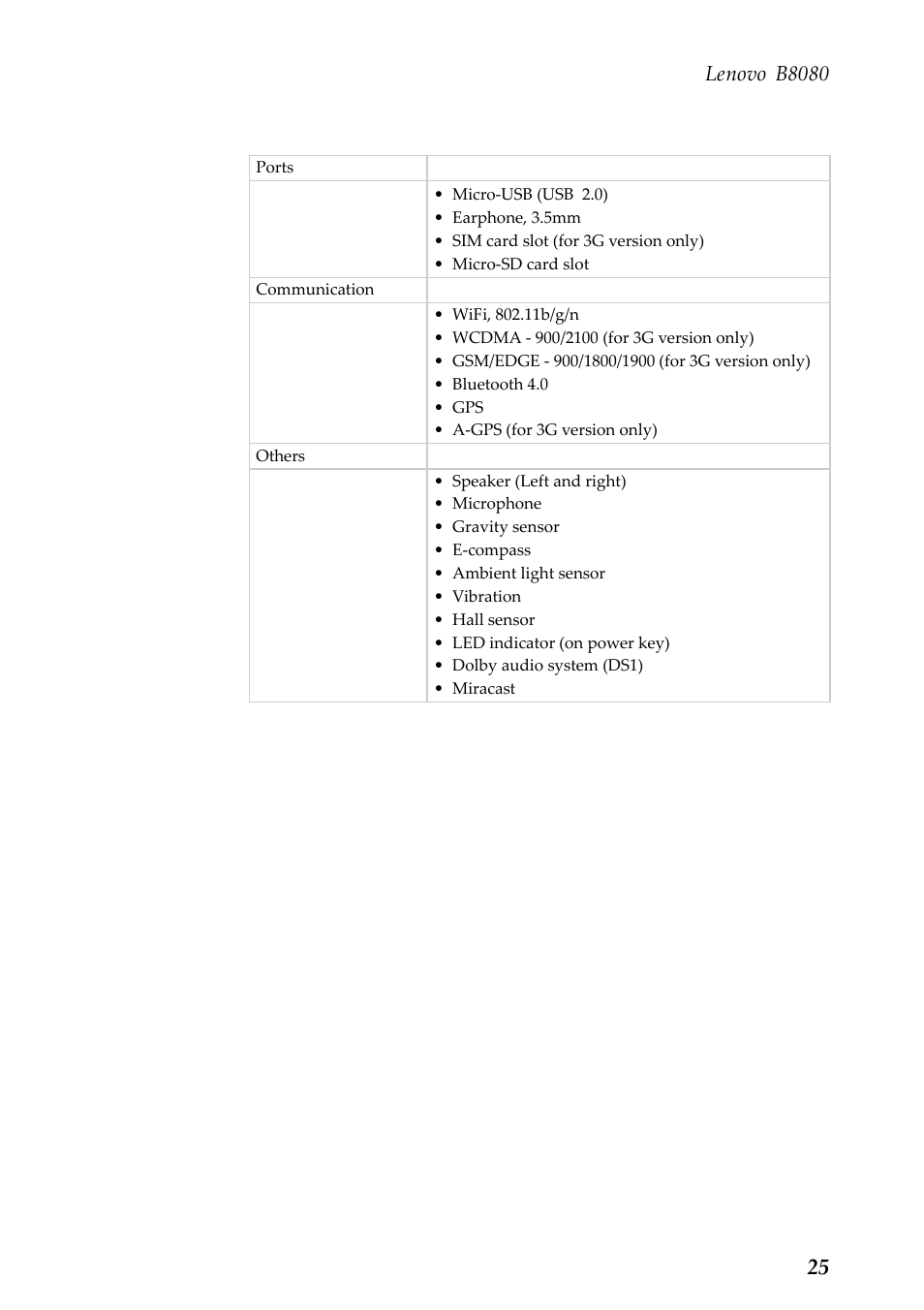 Lenovo b8080 | Lenovo Yoga Tablet 10 HD+ B8080 User Manual | Page 29 / 85