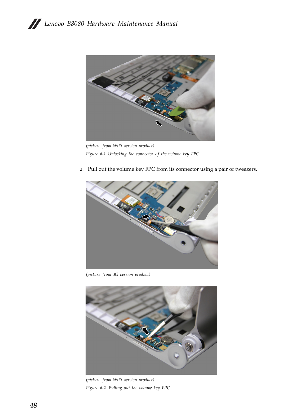 Lenovo b8080 hardware maintenance manual | Lenovo Yoga Tablet 10 HD+ B8080 User Manual | Page 52 / 85