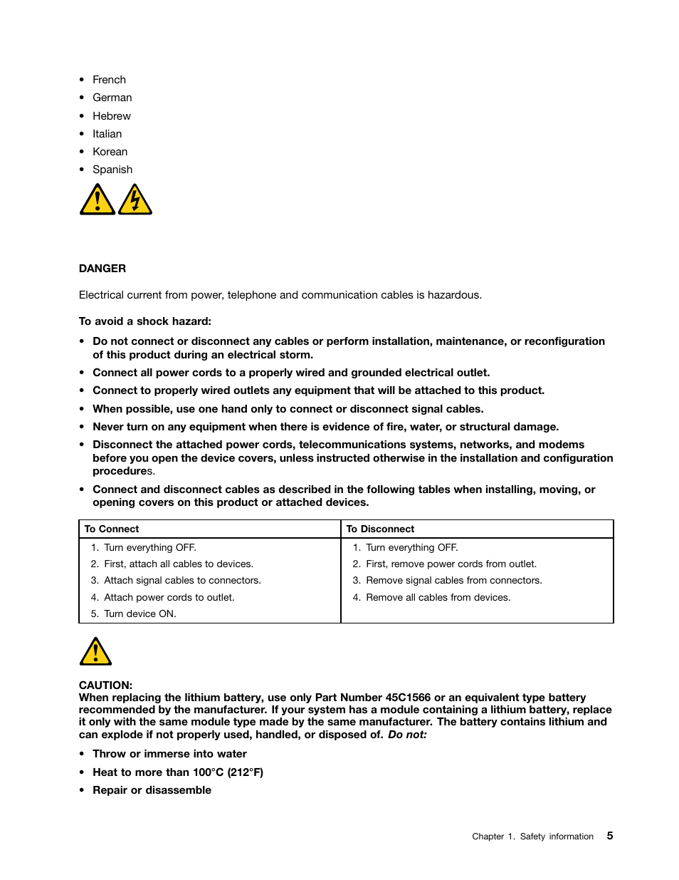 Lenovo M5800 Desktop User Manual | Page 11 / 120