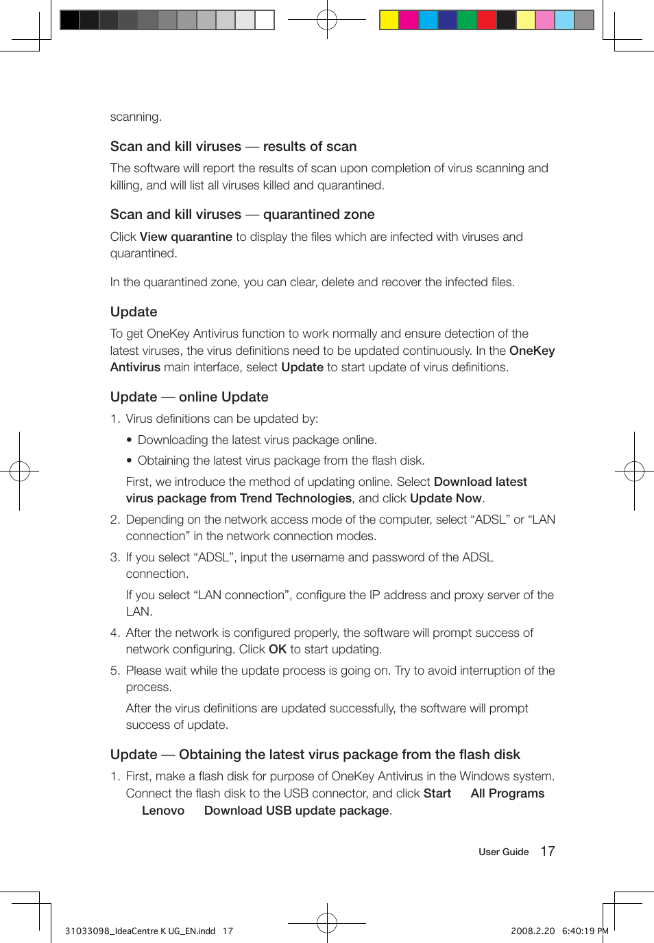 Lenovo IdeaCentre K210 User Manual | Page 22 / 41