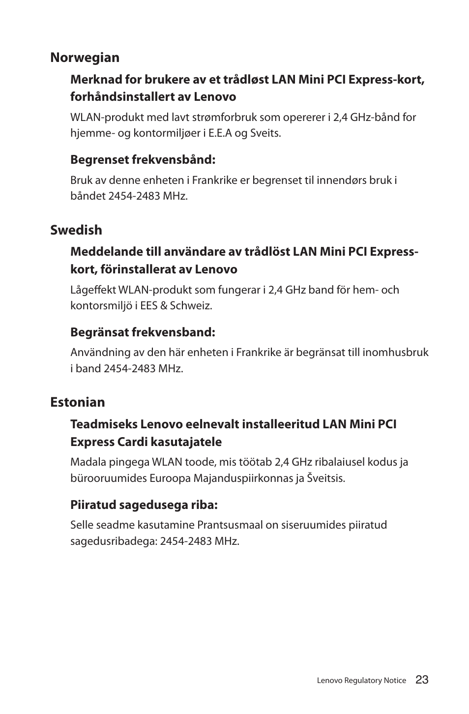 Lenovo IdeaCentre Q180 User Manual | Page 24 / 35