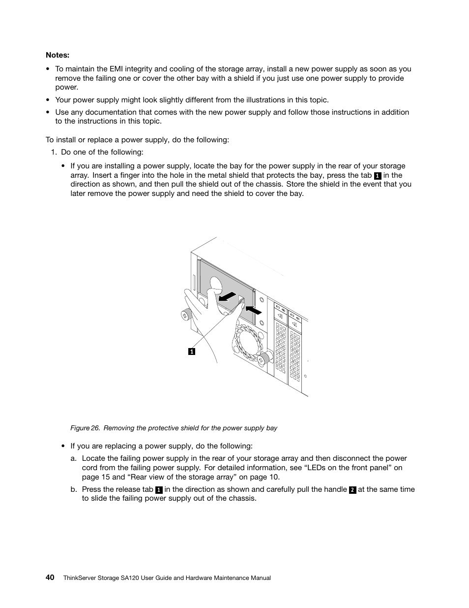 Lenovo ThinkServer Storage SA120 User Manual | Page 52 / 96