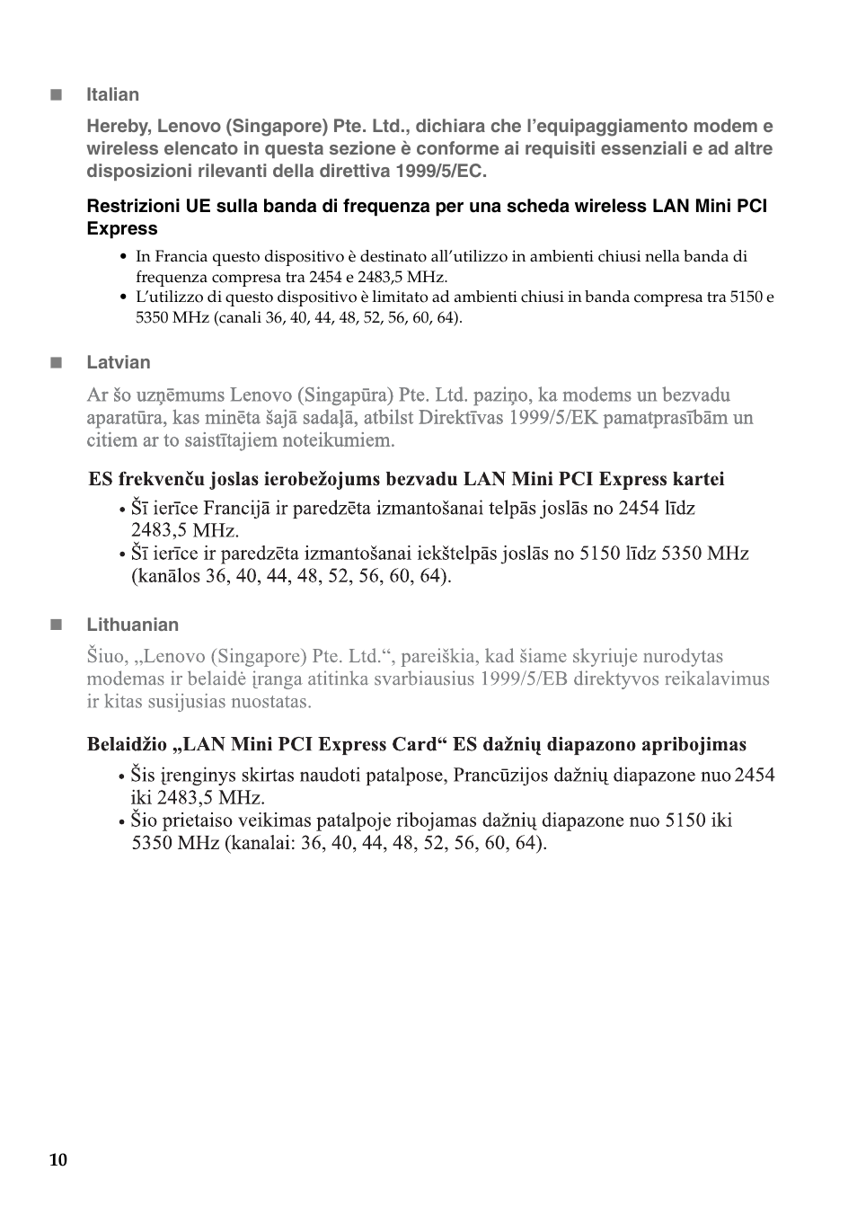 Lenovo IdeaPad U310 User Manual | Page 10 / 39