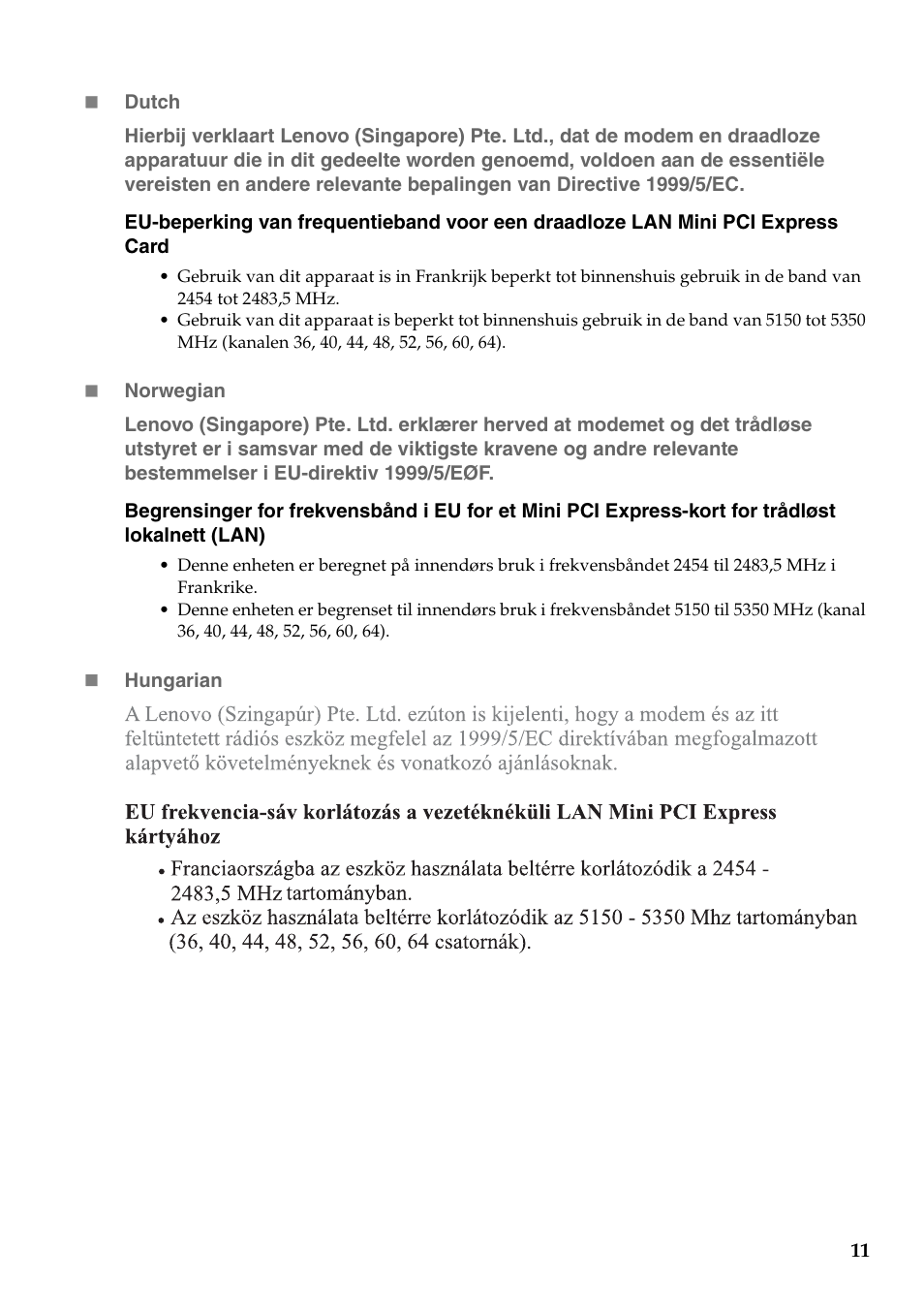 Lenovo IdeaPad U310 User Manual | Page 11 / 39