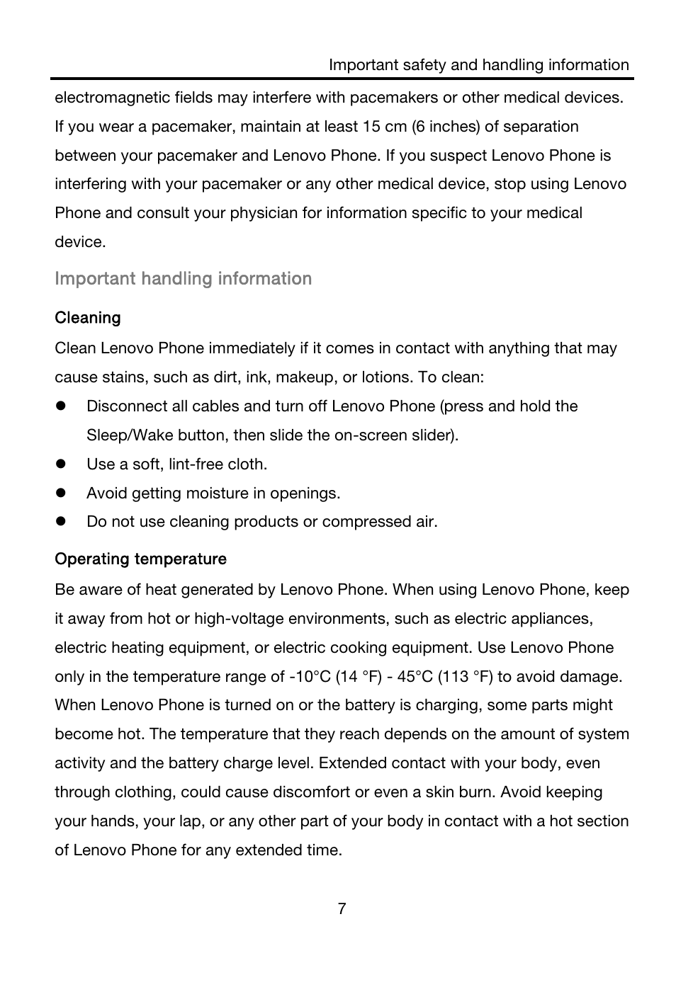 Lenovo K910L Smartphone User Manual | Page 9 / 21