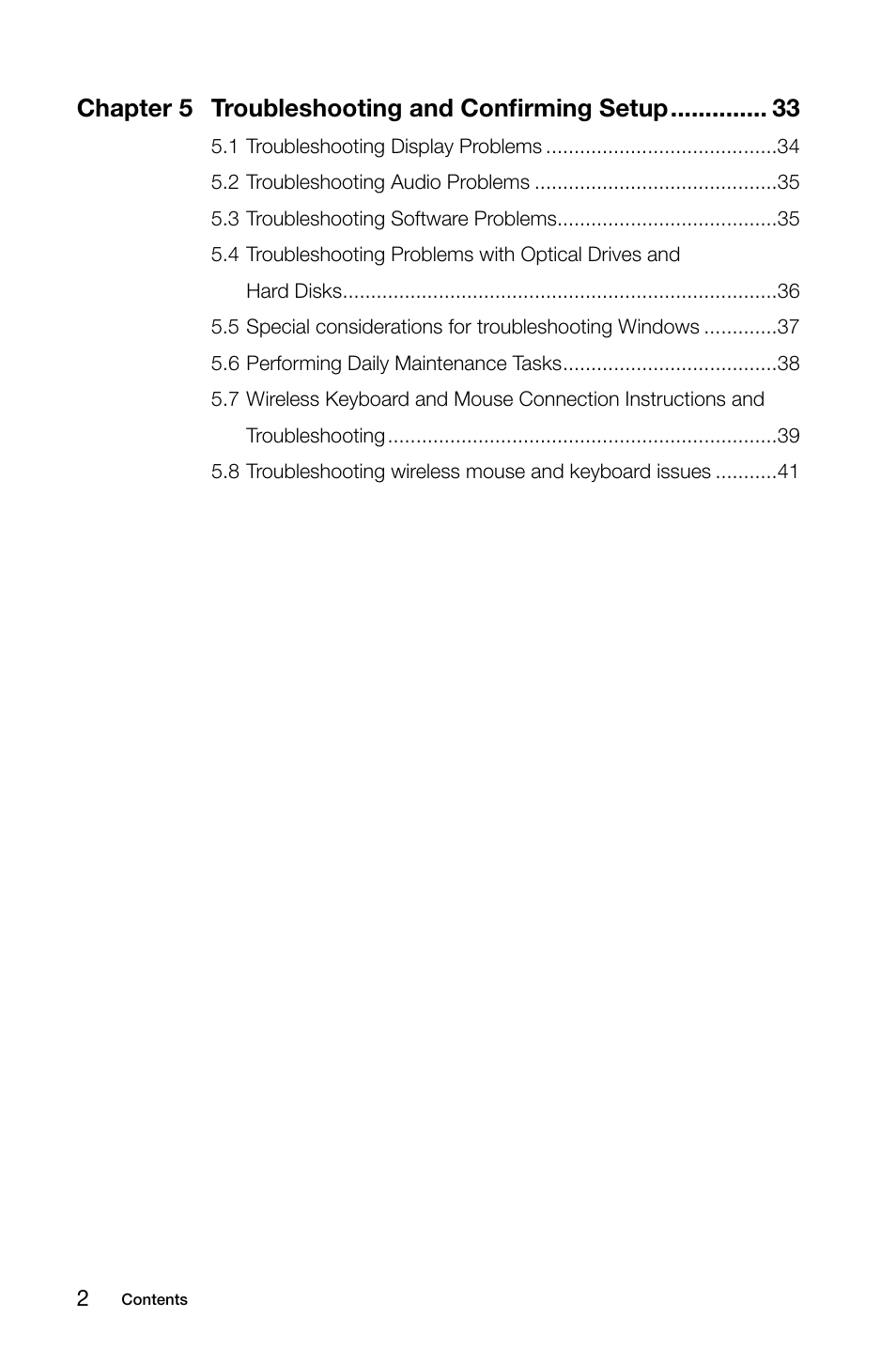 Chapter 5 troubleshooting and confirming setup | Lenovo IdeaCentre B520 User Manual | Page 5 / 49