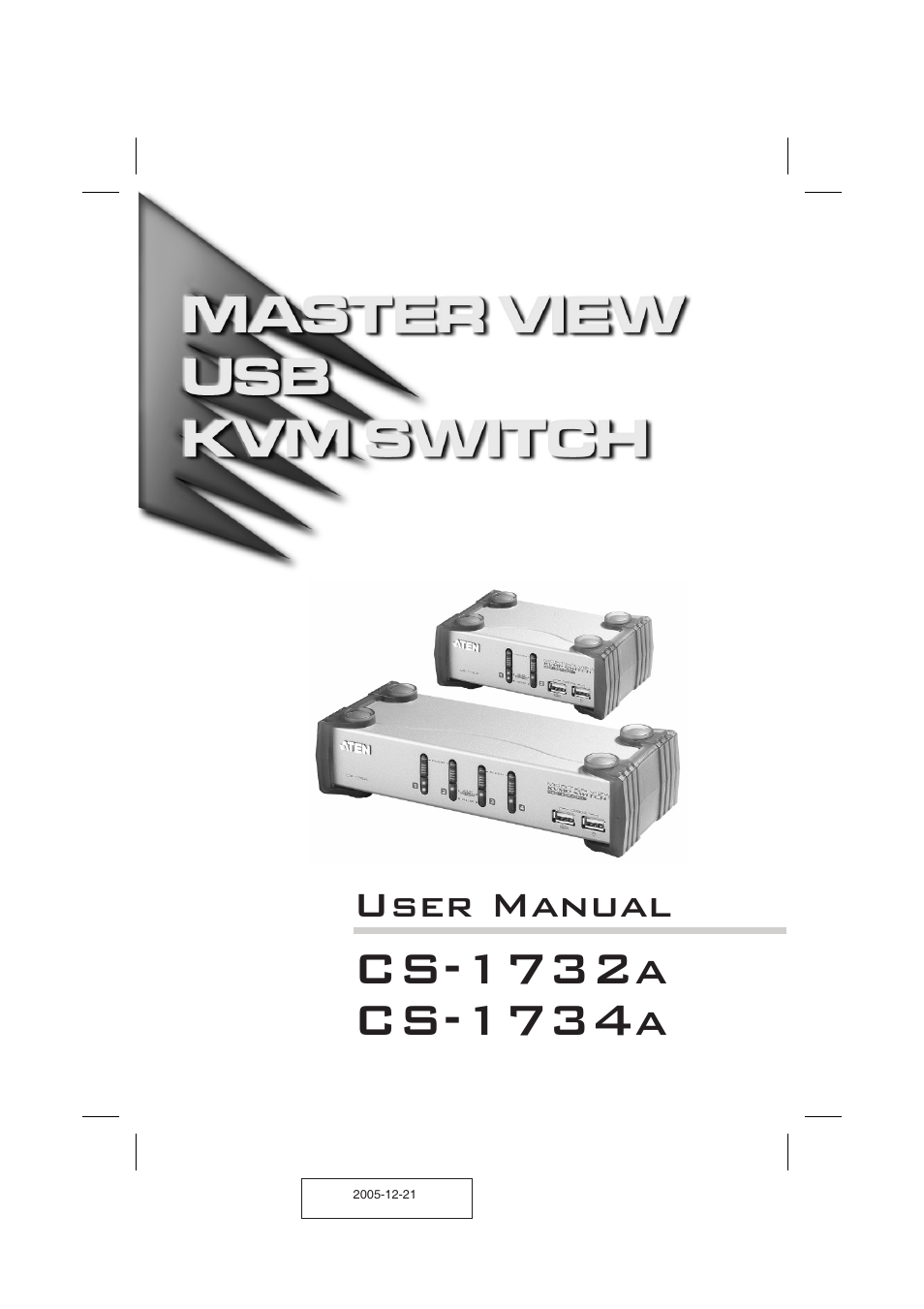 ATEN ATEN MasterView CS-1732A User Manual | 37 pages