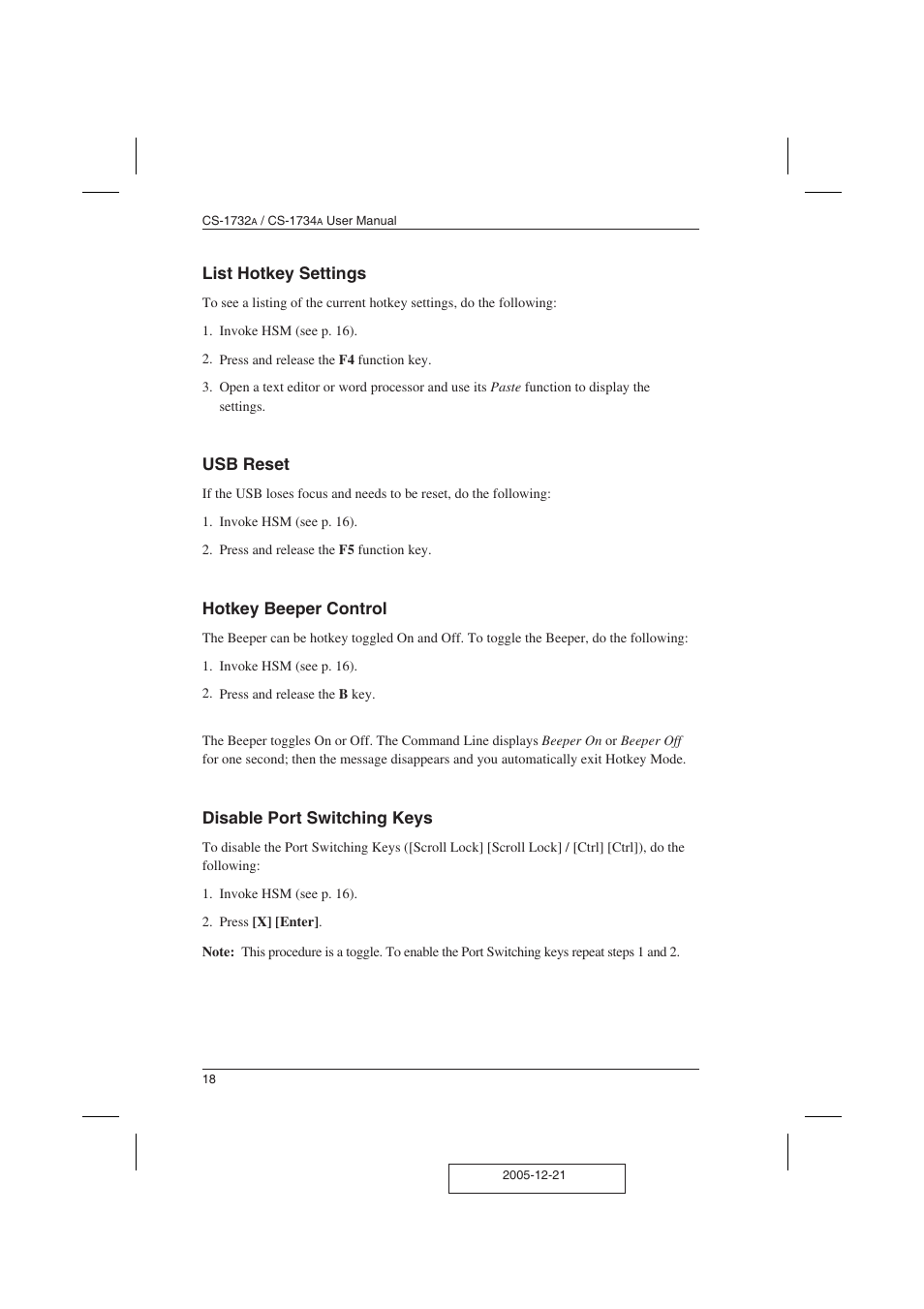 ATEN ATEN MasterView CS-1732A User Manual | Page 24 / 37