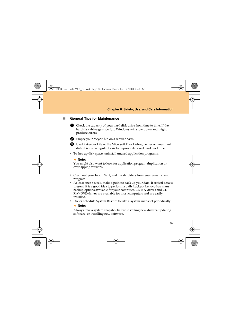 Lenovo IdeaPad U130 User Manual | Page 91 / 136
