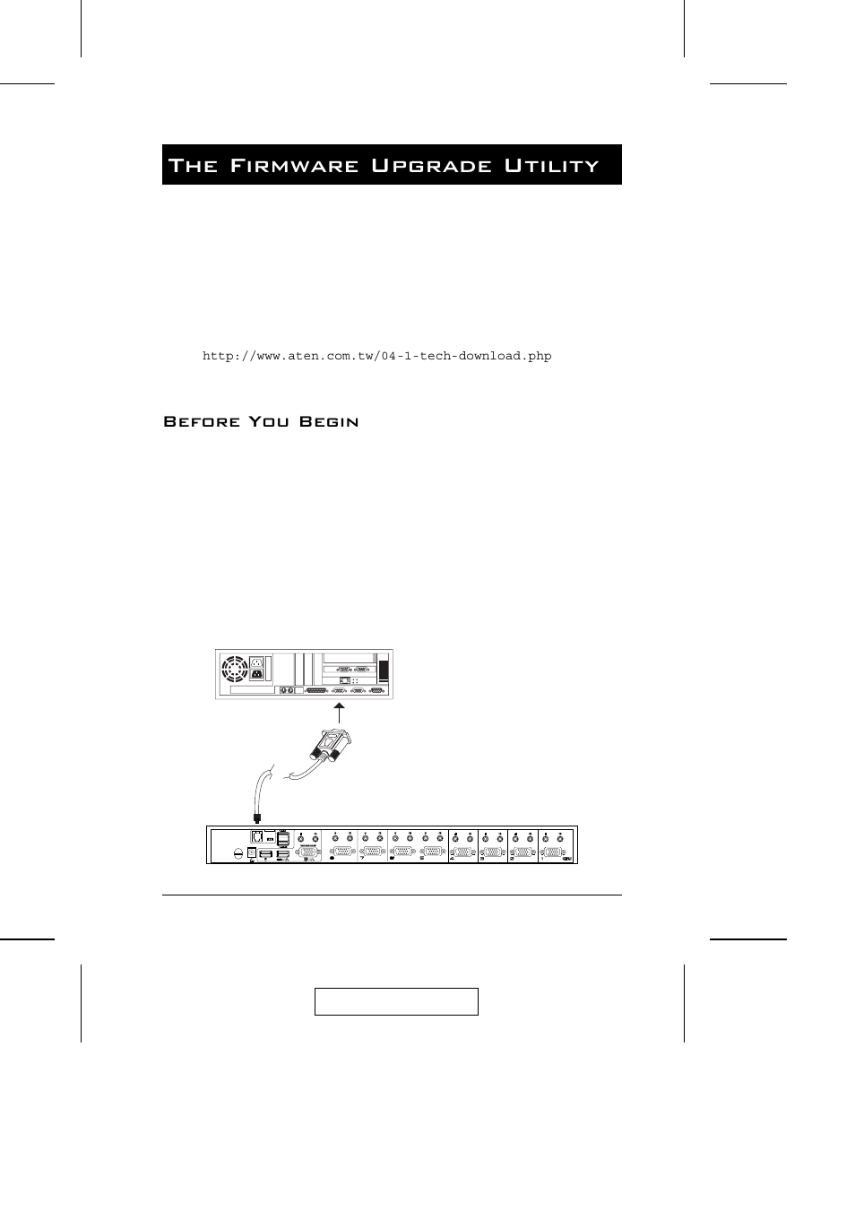 The firmware upgrade utility, Before you begin | ATEN CS-1754 CS-1758 User Manual | Page 45 / 55