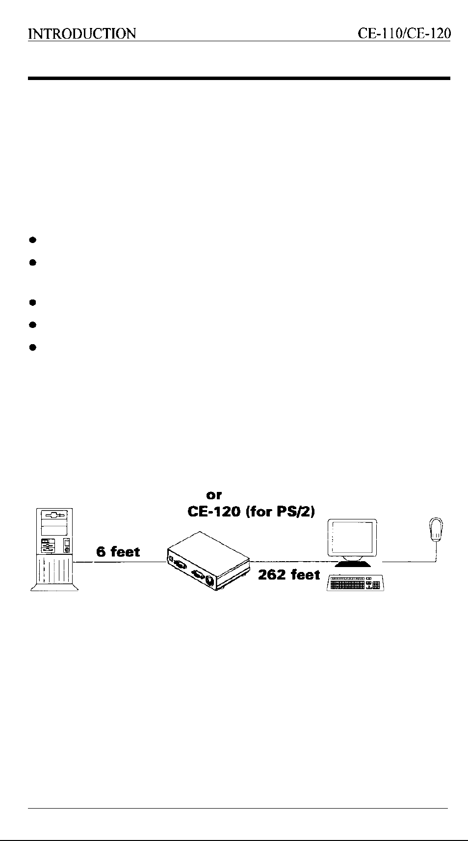 Introduction | ATEN Console Extender CE- 120 User Manual | Page 2 / 6