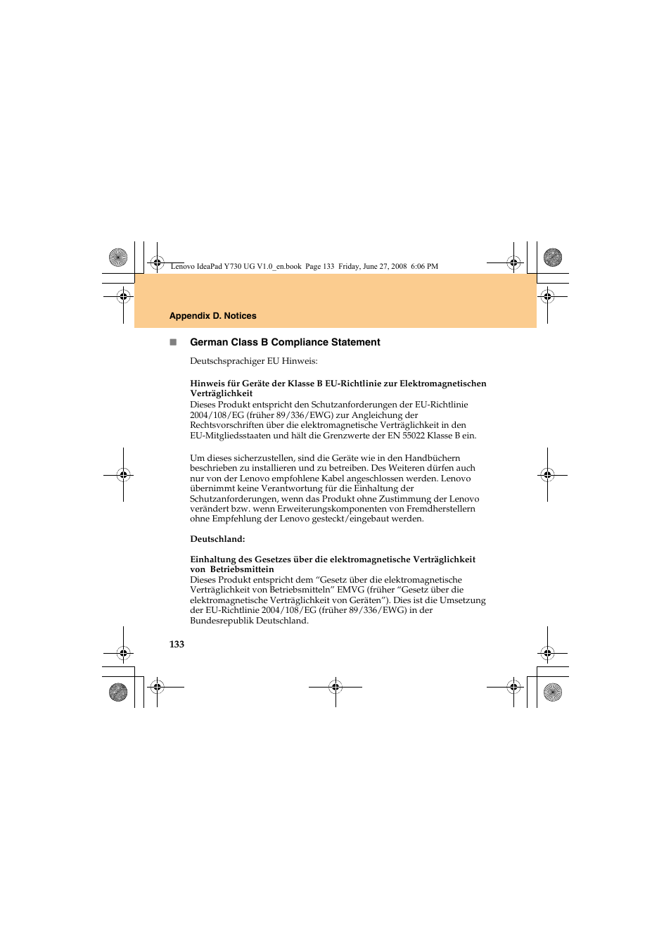 Lenovo IdeaPad Y730 User Manual | Page 142 / 156
