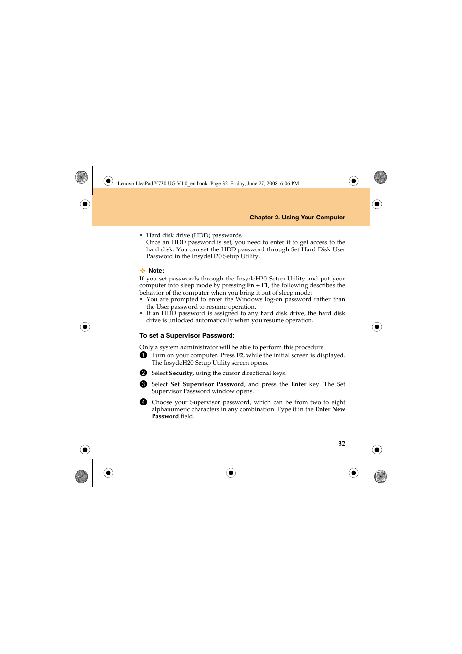 Lenovo IdeaPad Y730 User Manual | Page 41 / 156