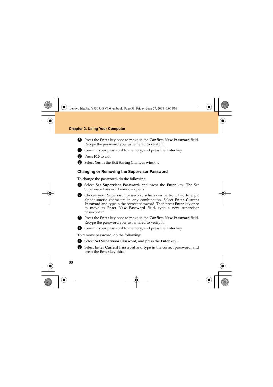 Lenovo IdeaPad Y730 User Manual | Page 42 / 156