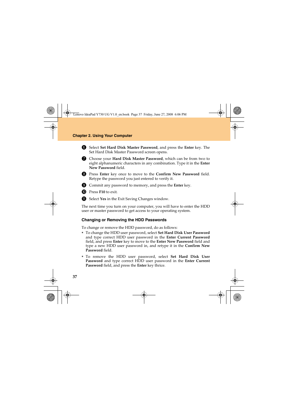 Lenovo IdeaPad Y730 User Manual | Page 46 / 156
