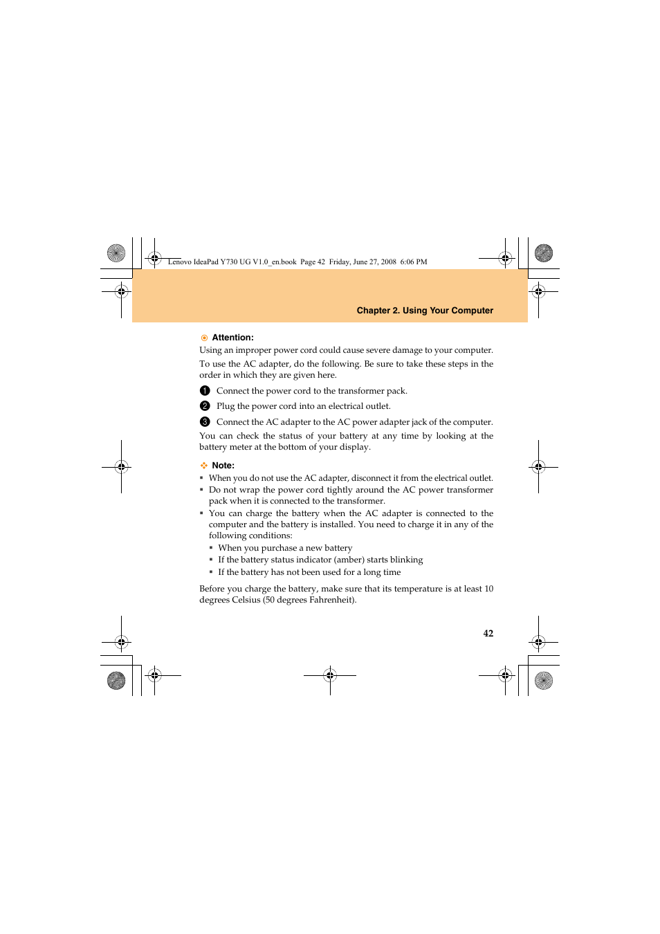 Lenovo IdeaPad Y730 User Manual | Page 51 / 156