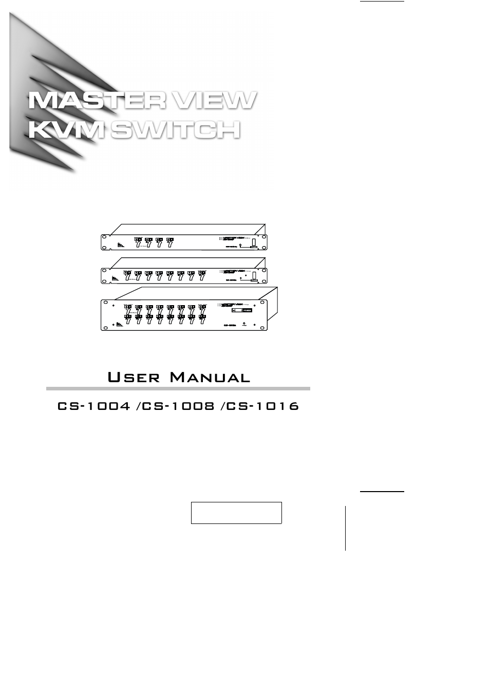 ATEN CS-1004 User Manual | 30 pages