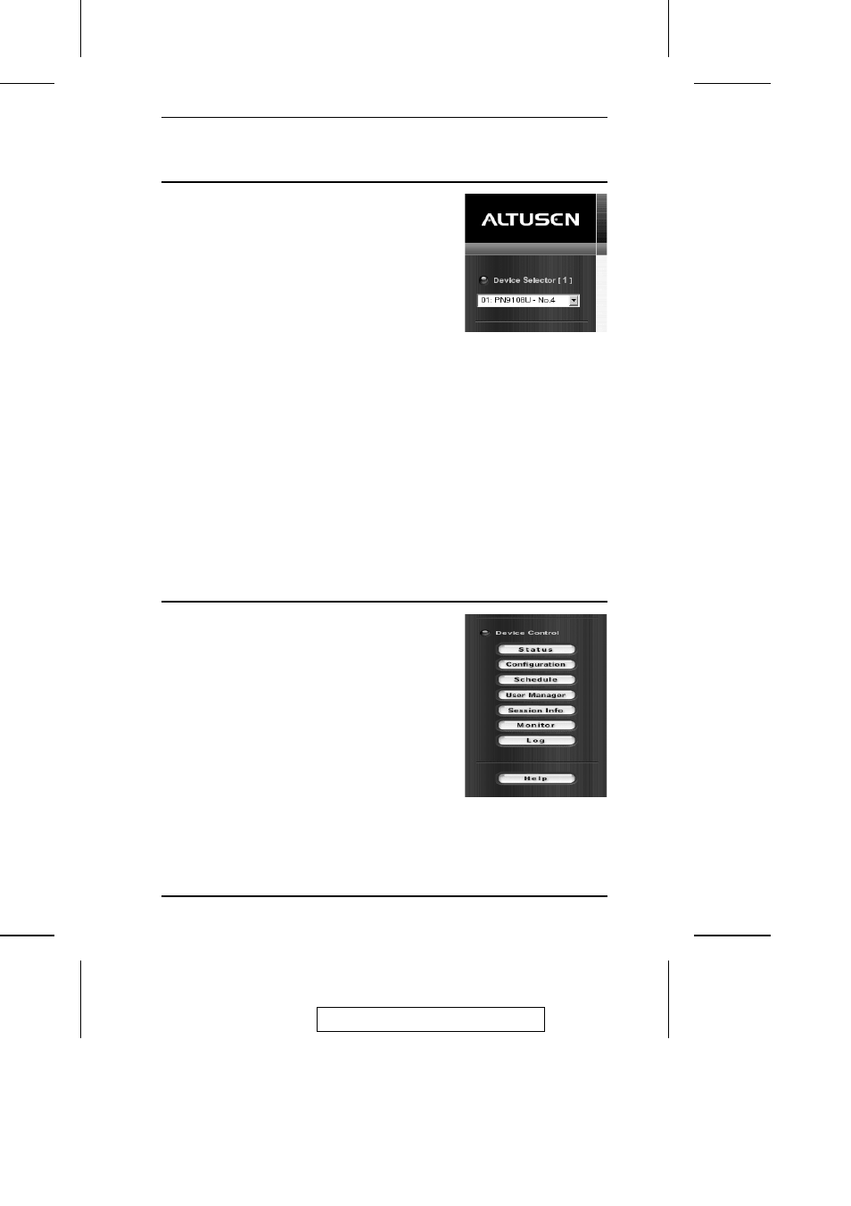 Device selector, Device control | ATEN PN9108U User Manual | Page 31 / 70