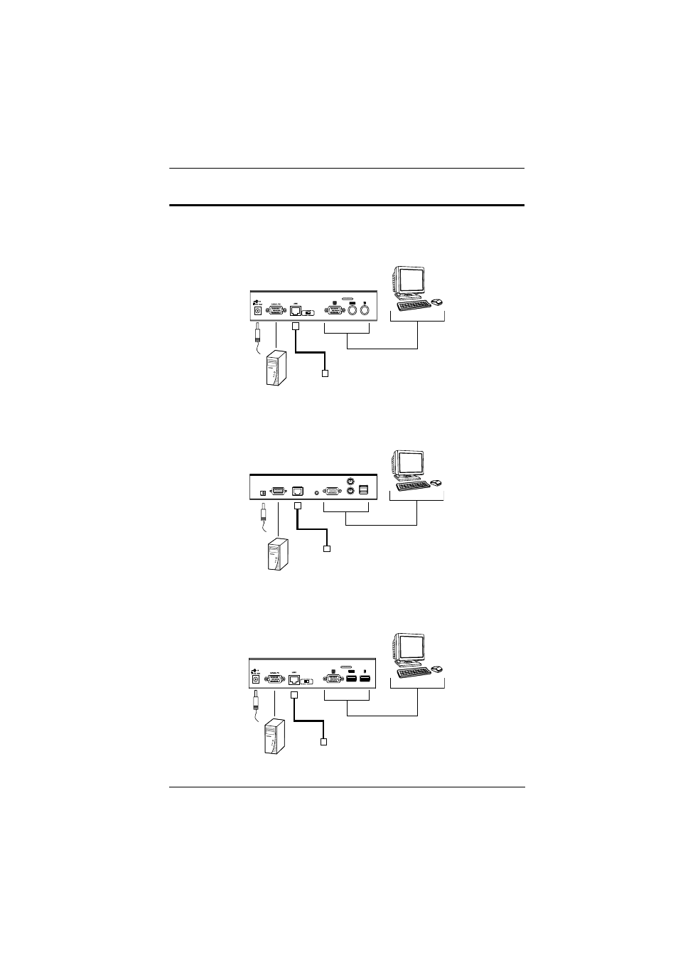 Additional installation diagrams | ATEN ALTUSEN KM0832 User Manual | Page 125 / 137