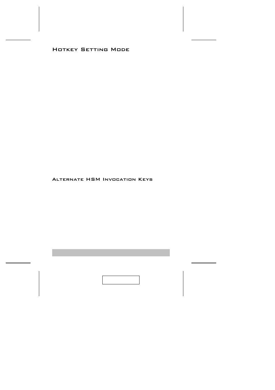 Hotkey setting mode, Alternate hsm invocation keys | ATEN ATEN Petite CS-64U User Manual | Page 12 / 20