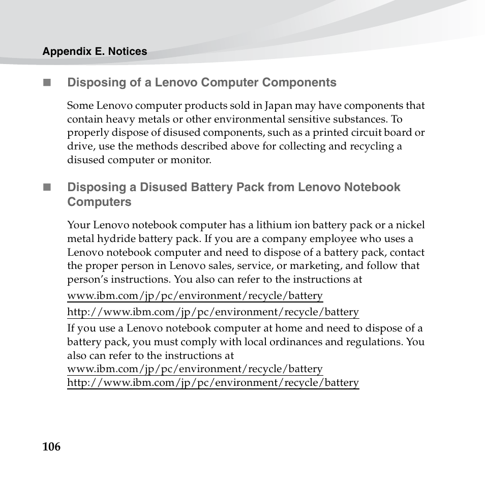 Lenovo IdeaPad S10-3s User Manual | Page 120 / 130