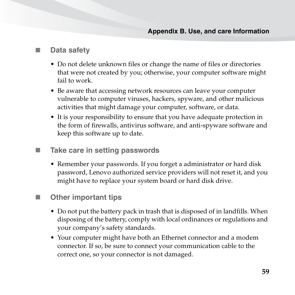 Lenovo IdeaPad S10-3s User Manual | Page 73 / 130