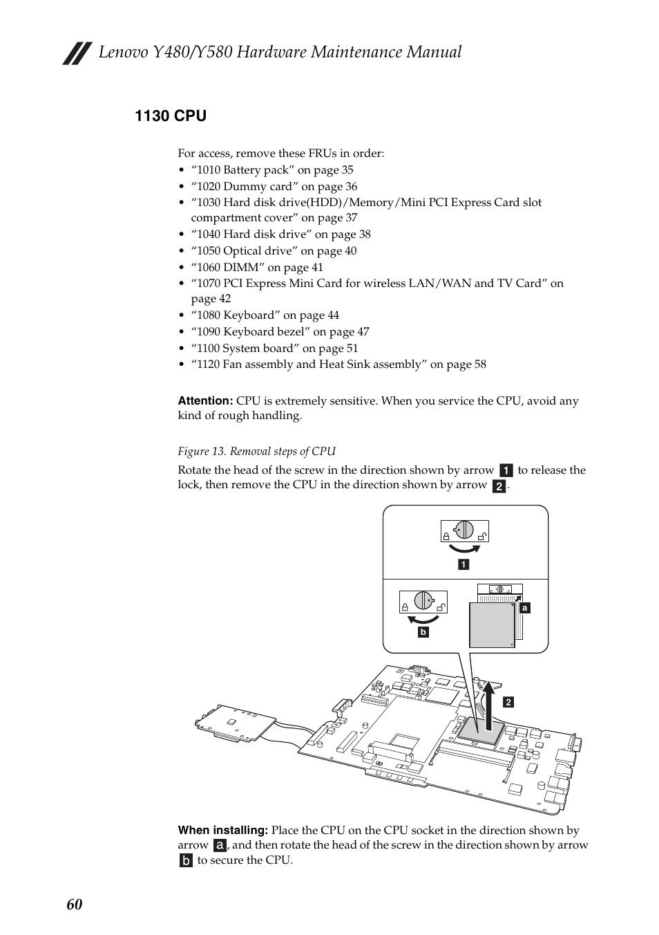 1130 cpu | Lenovo IdeaPad Y480 User Manual | Page 64 / 103