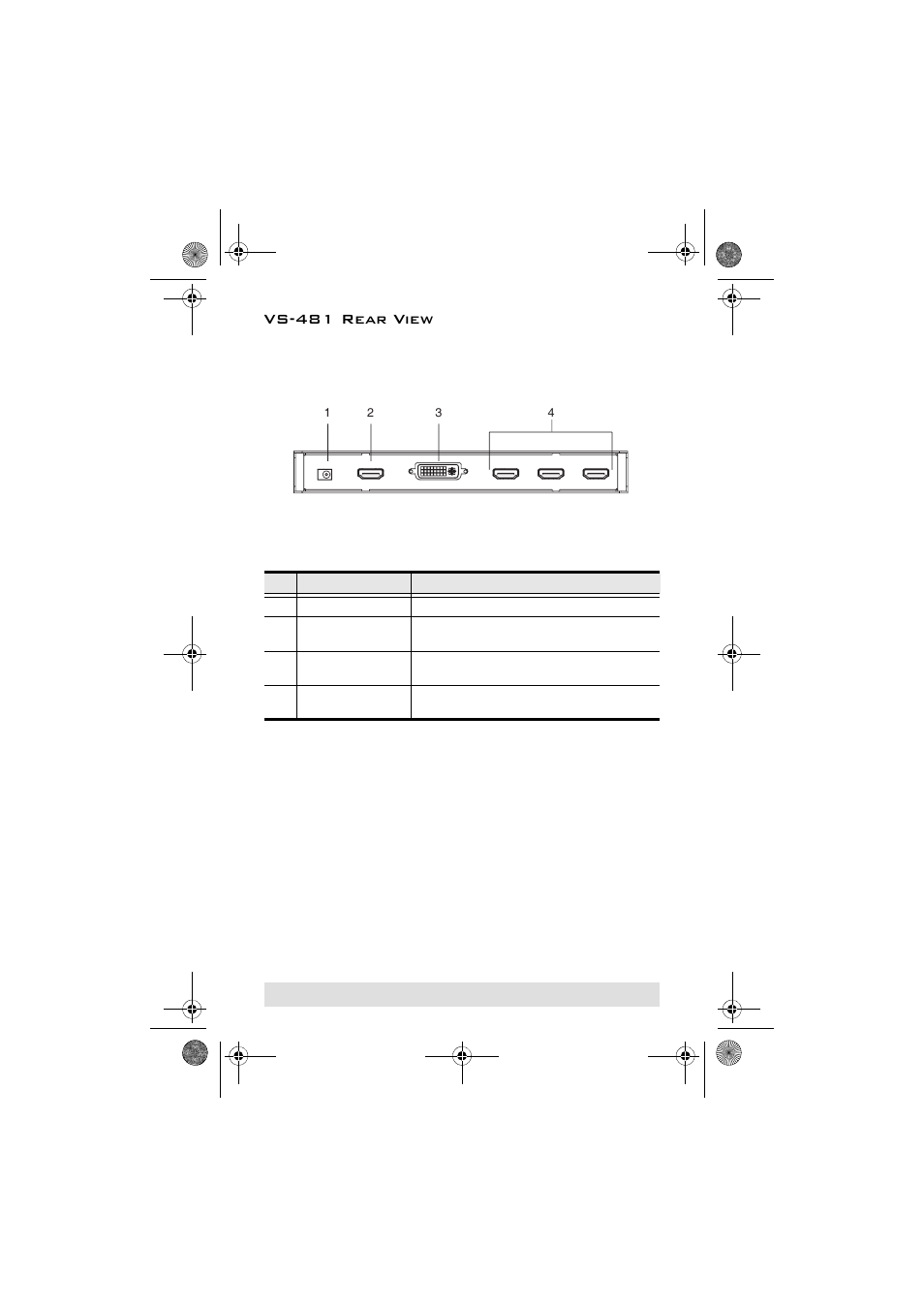 Vs-481 rear view | ATEN VS481 User Manual | Page 6 / 14