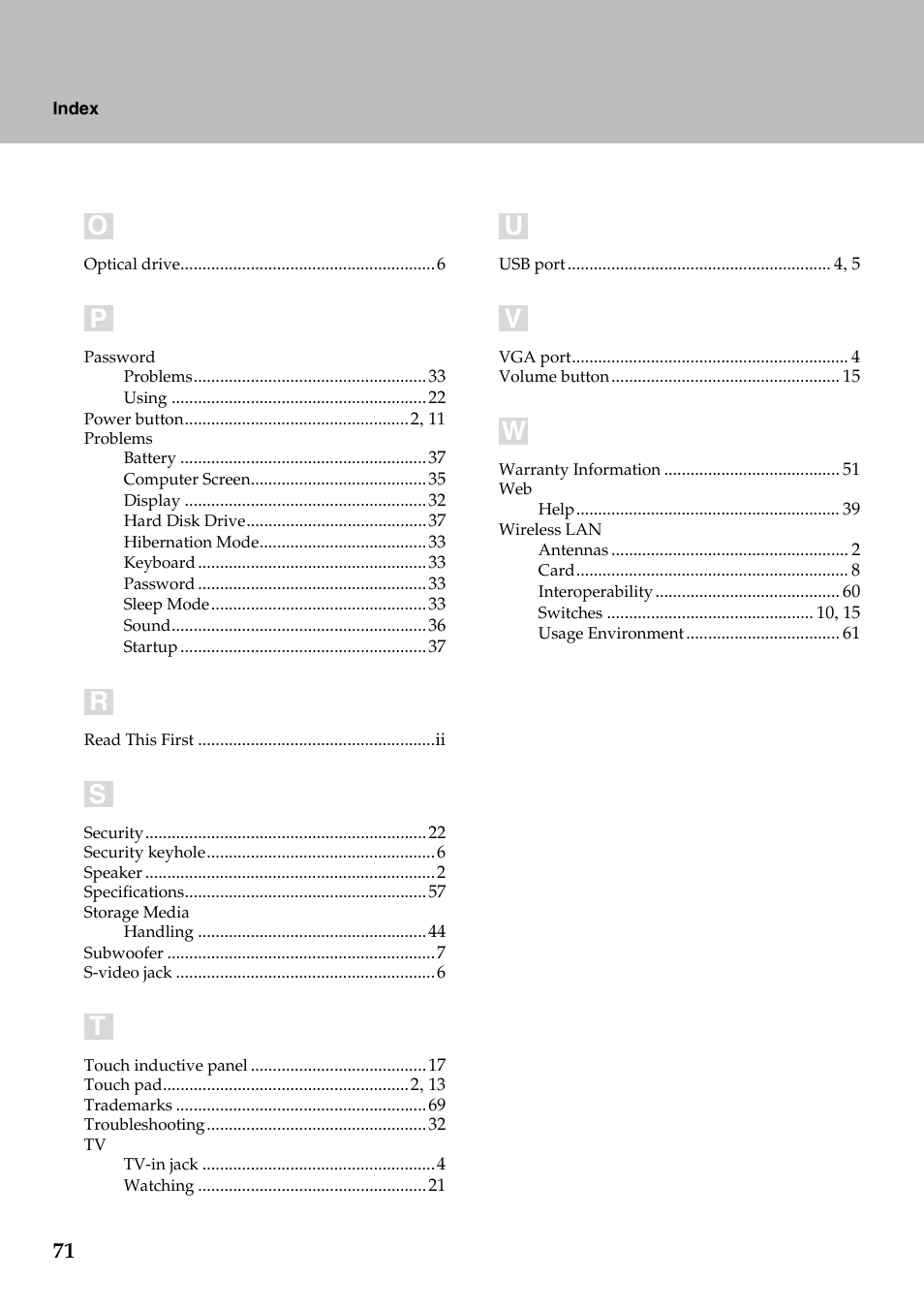 Lenovo IdeaPad Y510 User Manual | Page 76 / 77