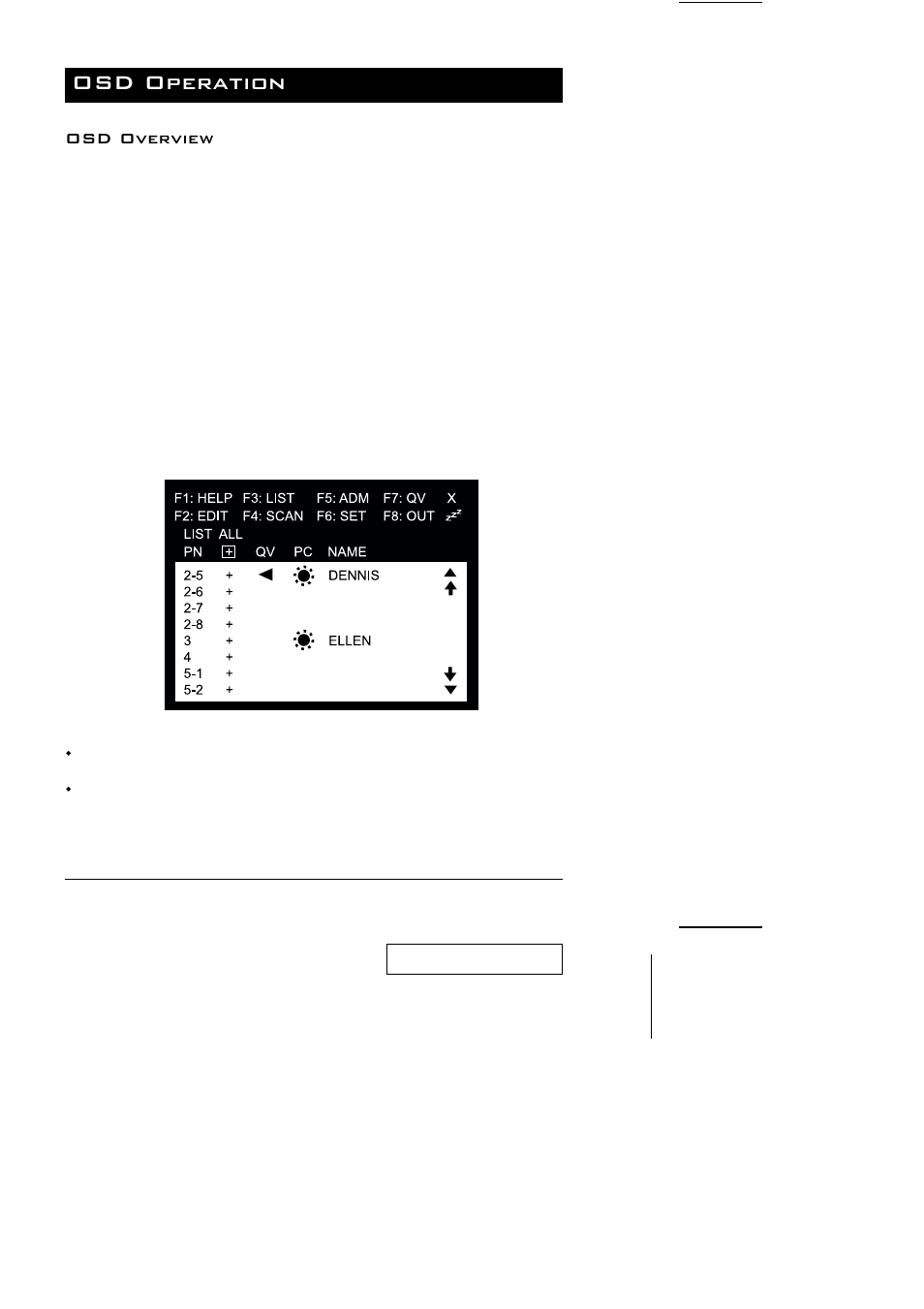 Osd operation, Osd overview | ATEN CS-228 User Manual | Page 14 / 26