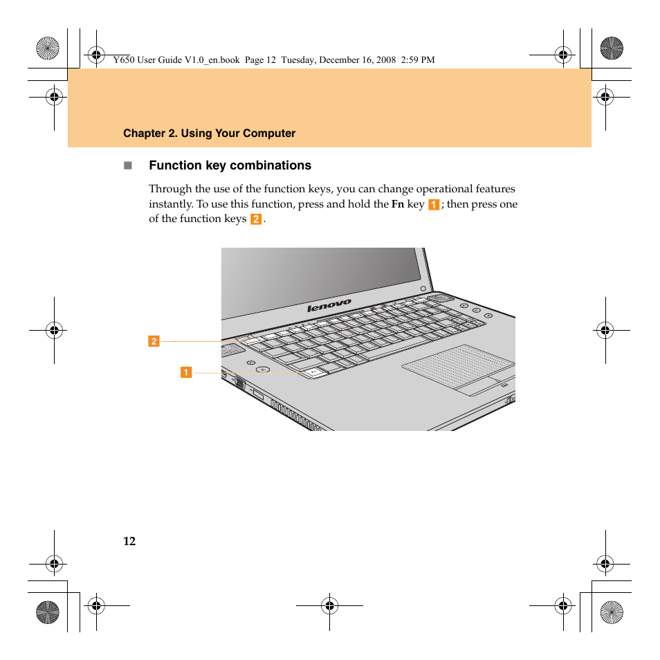 Lenovo IdeaPad Y650 User Manual | Page 20 / 138